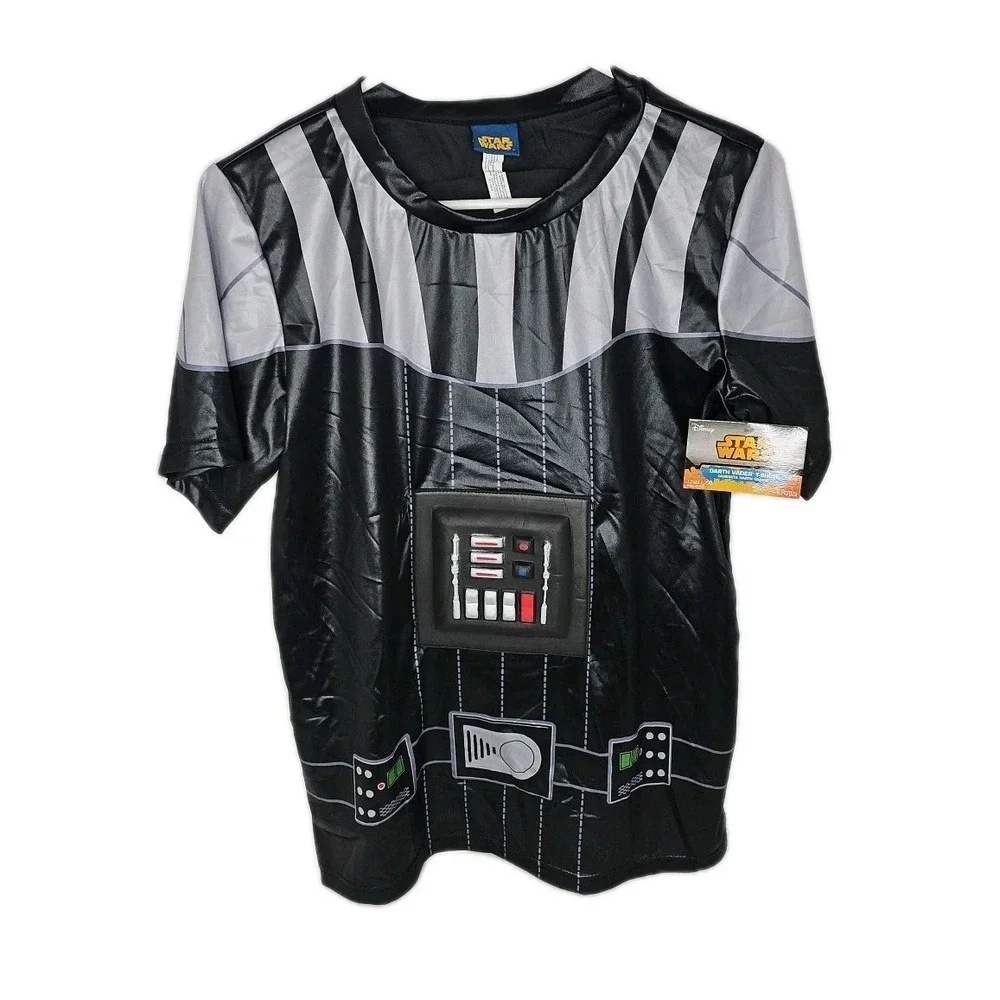 Star Wars 3D Chest Darth Vader Sith T-Shirt Halloween Costume‎ Child S/M NWT'S - Picture 2 of 8